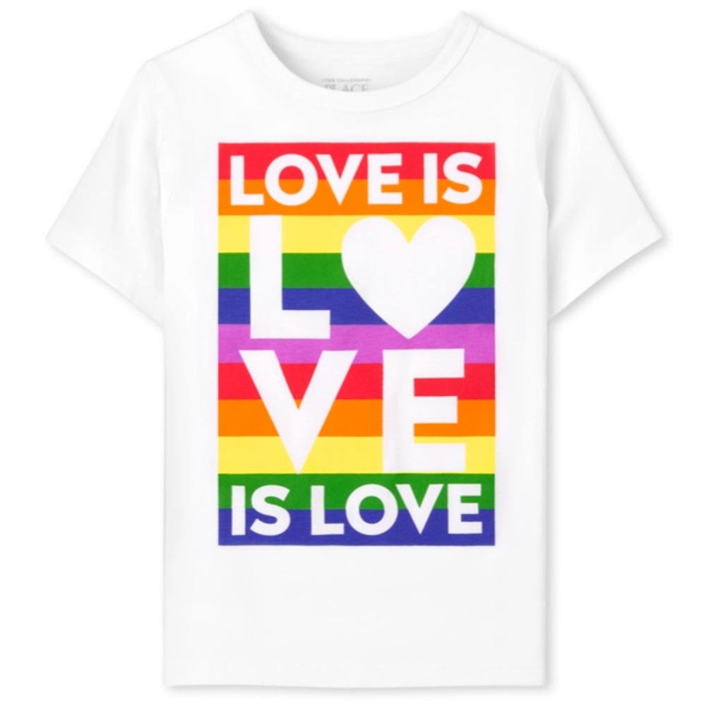 NWT C.Place 12-18m Pride rainbow love shirt top